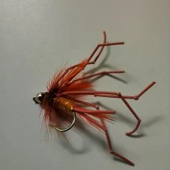 Davy Jones Tackle G/H Rubber Leg Daddies Orange X6