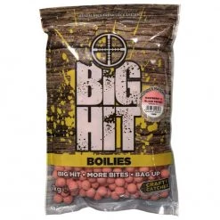 Davy Jones Tackle Big Hit Boilies Raspberry & Black Pepper 1Kg Crafty Catcher
