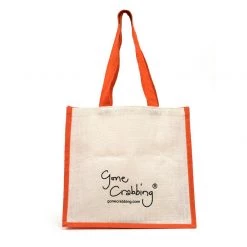 Davy Jones Tackle Crabby Old Bag - Jute Shopping Bag