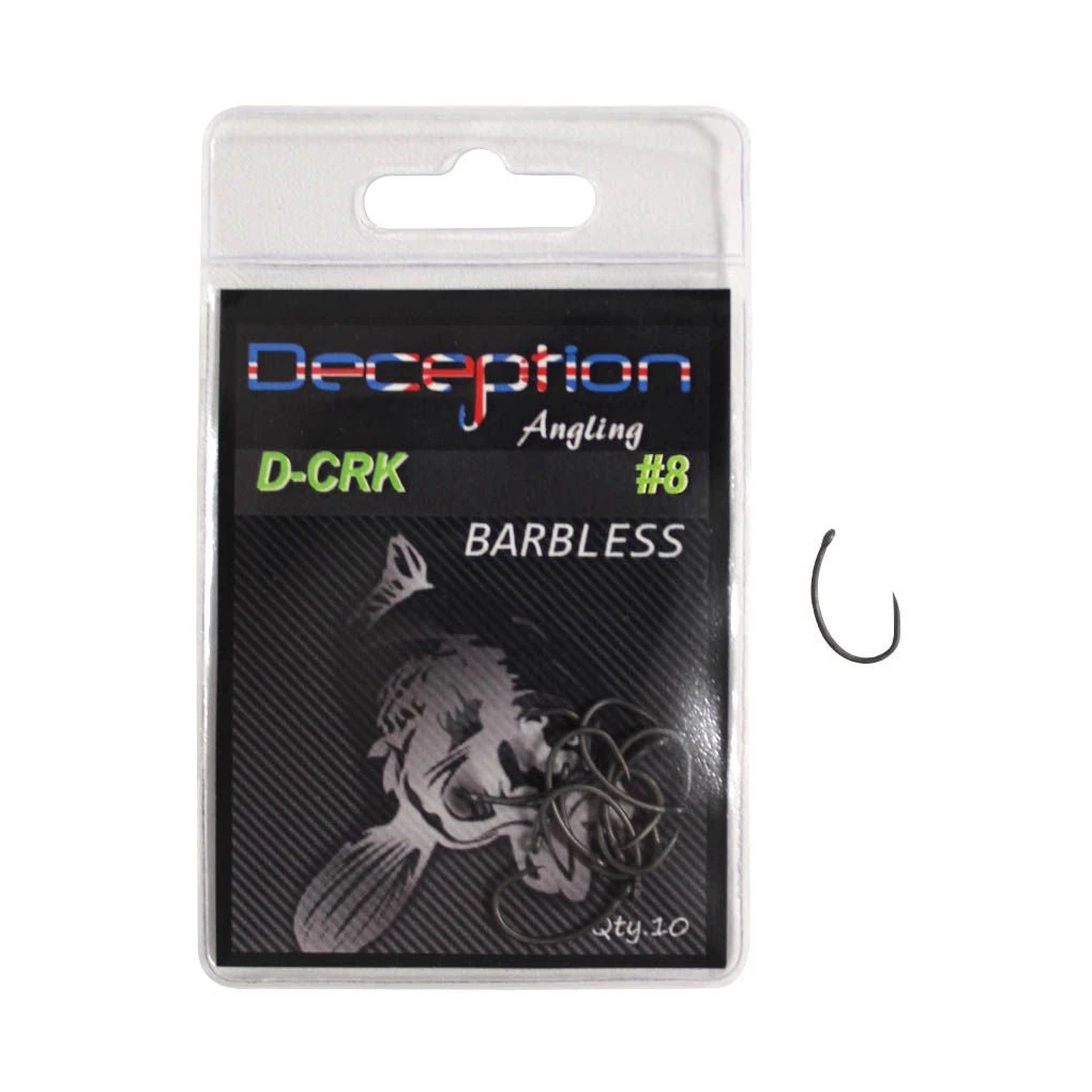 Davy Jones Tackle Deception D-Crk Barbless 8 10 Hooks Per Pack 3 Davy Jones Tackle Deception D-Crk Barbless 8 10 Hooks Per Pack