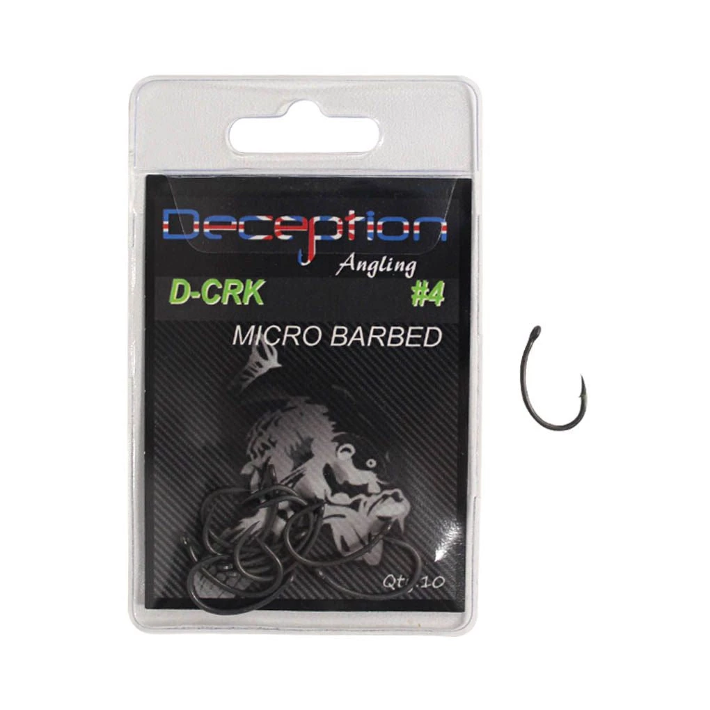 Davy Jones Tackle Deception D-Crk Micro Barbed 4 10 Hooks Per Pack 3 Davy Jones Tackle Deception D-Crk Micro Barbed 4 10 Hooks Per Pack