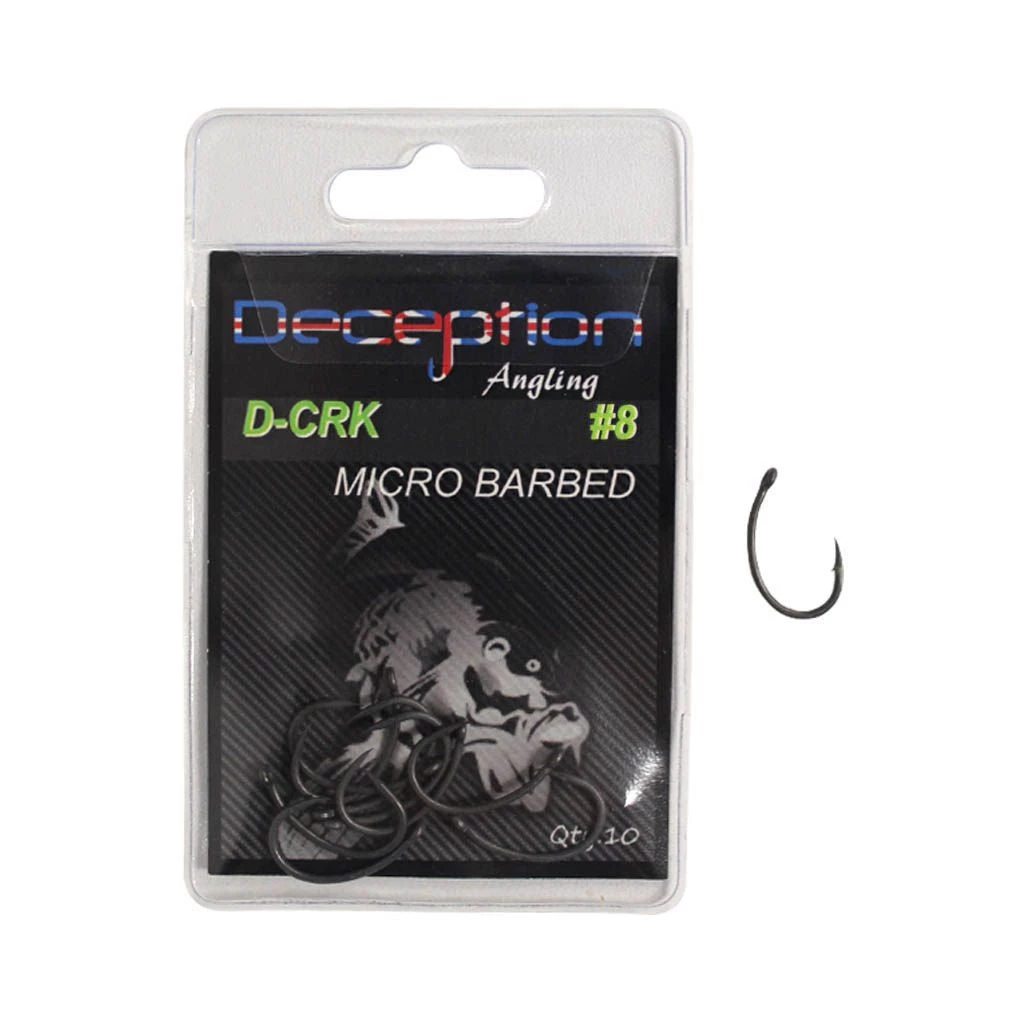 Davy Jones Tackle Deception D-Crk Micro Barbed 8 10 Hooks Per Pack 3 Davy Jones Tackle Deception D-Crk Micro Barbed 8 10 Hooks Per Pack