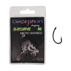 Davy Jones Tackle Deception D-X Curve Micro Barbed 6 10 Hooks Per Pack