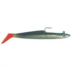 Davy Jones Tackle Eddystone Eddyjelly Jig Eel Silver/Green Fire Tail