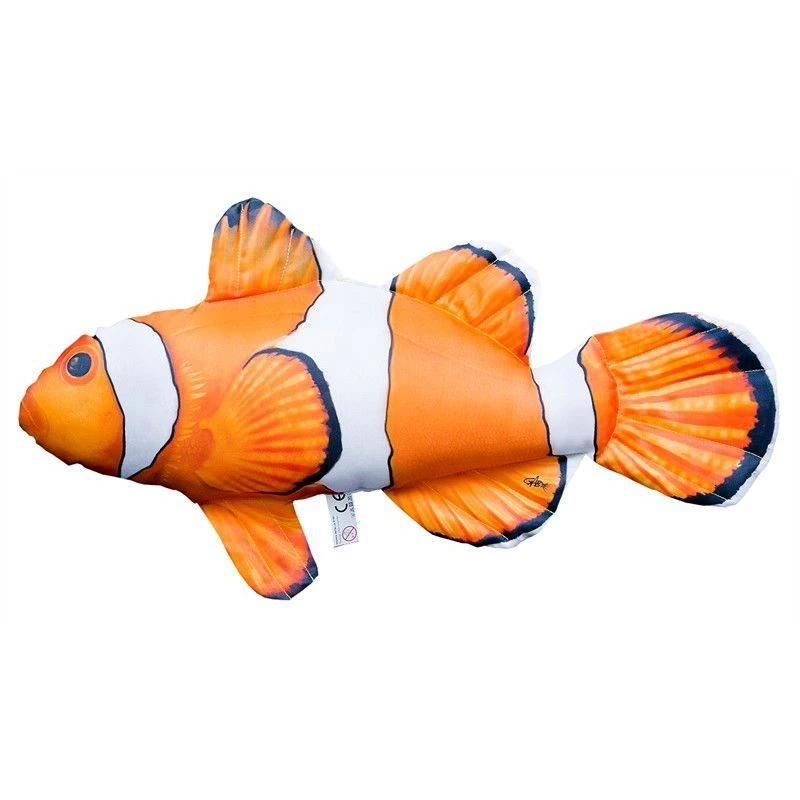 Davy Jones Tackle Fish Pillow Clownfish 3 Davy Jones Tackle Fish Pillow Clownfish