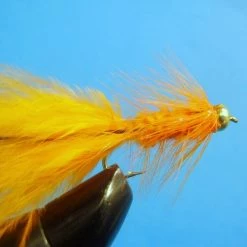 Davy Jones Tackle Flies L/S G/H Lures Wooly Bugger Orange X6