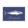 Davy Jones Tackle Mackerel Tea Towel