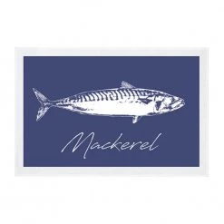 Davy Jones Tackle Mackerel Tea Towel