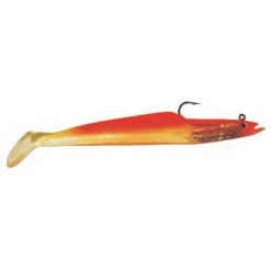 Davy Jones Tackle Eddystone Natural Sandeel 8" Orange/Glow