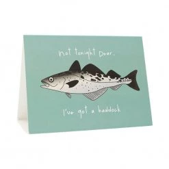 Davy Jones Tackle Not Tonight Dear Greetings Card GIFTS