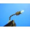 Davy Jones Tackle Nymphs Black Buzzer X6 Flies