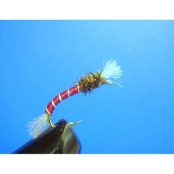 Davy Jones Tackle Nymphs Red Buzzer X6 Flies