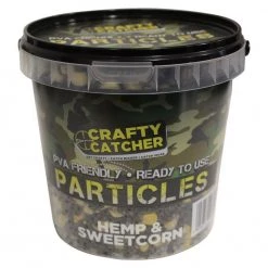 Davy Jones Tackle Prepared Particles Hemp & Sweetcorn 1.1Ltr