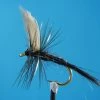 Davy Jones Tackle Std Dry Flies Black Gnat X6