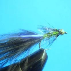 Davy Jones Tackle Uv Fritz L/S G/H Lure Black X6 Flies