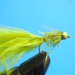 Davy Jones Tackle Flies Uv Fritz L/S G/H Lure Olive X6