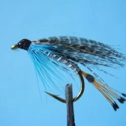 Davy Jones Tackle Wet Flies Teal Blue Silver X6