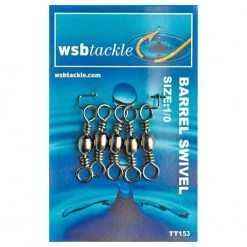 Davy Jones Tackle Swivels Bulk & Self-Service Wsb Barrel Swivel 1/0 S/Serv