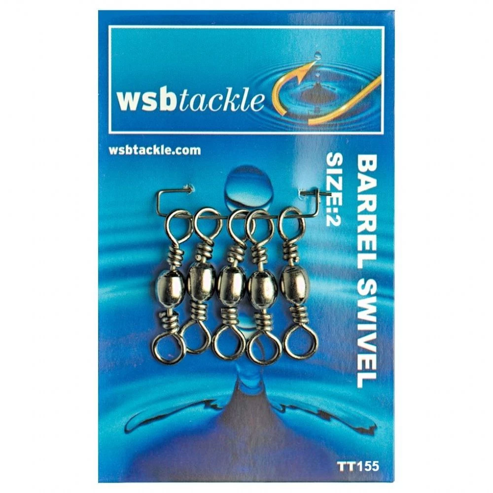 Davy Jones Tackle Wsb Barrel Swivel 2 S/Serv 3 Davy Jones Tackle Wsb Barrel Swivel 2 S/Serv