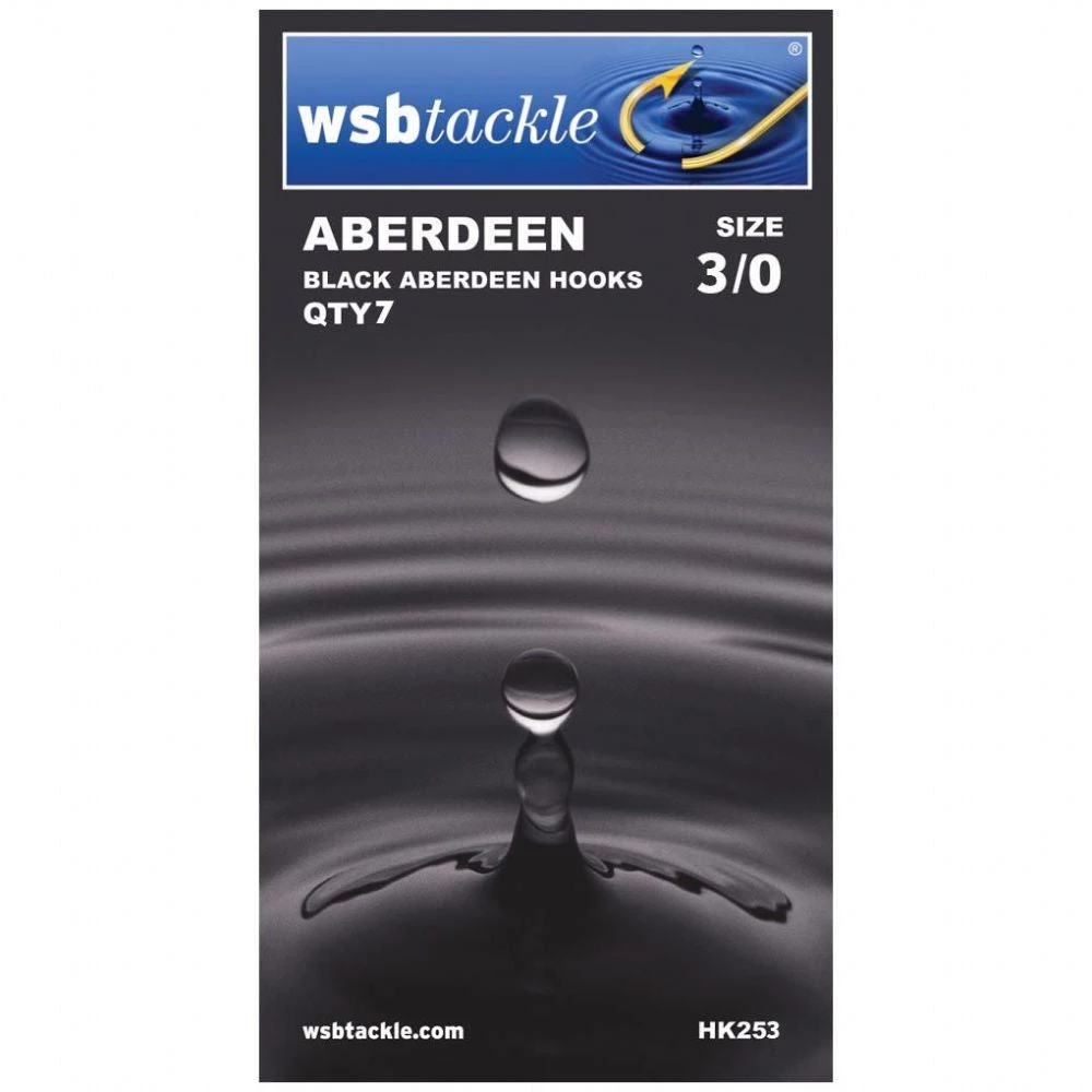 Davy Jones Tackle HOOKS Wsb Black Aberdeen 3/0 3 Davy Jones Tackle HOOKS Wsb Black Aberdeen 3/0