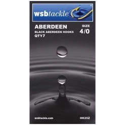 Davy Jones Tackle HOOKS Wsb Black Aberdeen 4/0