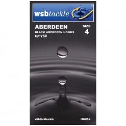 Davy Jones Tackle Wsb Black Aberdeen 4 HOOKS