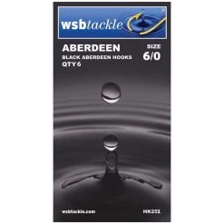 Davy Jones Tackle Wsb Black Aberdeen 6/0 HOOKS