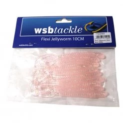 Davy Jones Tackle Wsb Flexi Jellyworm 10Cm Bass White Spinners, Lures & Wedges
