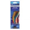 Davy Jones Tackle Wsb Mackerel Feathers 12 Hooks Coloured