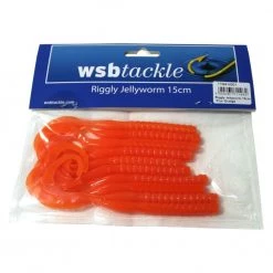 Davy Jones Tackle Wsb Riggly Jellyworm 15Cm Fluo Orange