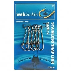 Davy Jones Tackle Wsb Stainless Snap Link 2 Swivels Bulk & Self-Service