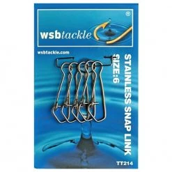 Davy Jones Tackle Wsb Stainless Snap Link 6 Swivels Bulk & Self-Service