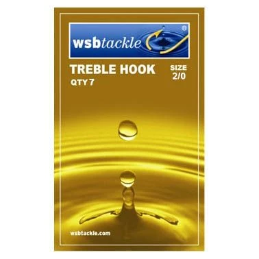 Davy Jones Tackle Wsb Treble Hks Sz 2/0 HOOKS 3 Davy Jones Tackle Wsb Treble Hks Sz 2/0 HOOKS