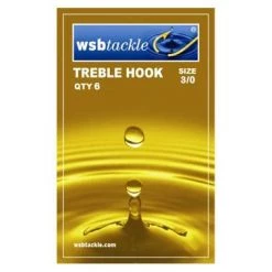 Davy Jones Tackle Wsb Treble Hks Sz 3/0 HOOKS